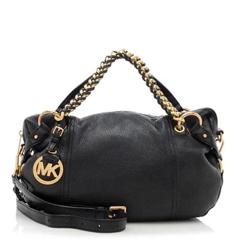 michael kors tristan medium satchel black|Satchels Michael Kors .